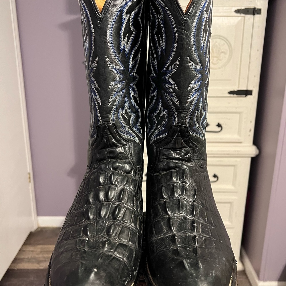Alligator “Hornback” Cowboy Boots